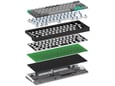 Tastatura Mehanicka Gaming Fantech MK912 RGB ATOM PRO63 Wireless Mercury (blue switch)