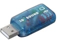 USB 2.0 zvucna karta 5.1 JWD-Sound4 plava