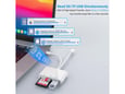 Adapter Lightning, Type-C na SD card citac