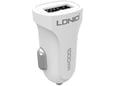 Auto punjac LDNIO DL-C17 1A + iPhone Lightning kabel beli