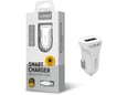 Auto punjac LDNIO DL-C17 1A + iPhone Lightning kabel beli