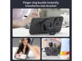 Stoni drzac za mobilni telefon magnetni Ring beli