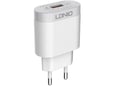 Kucni punjac LDNIO A303Q USB 5V/ 3A (18W) FAST CHARGING QC 3.0 sa kablom USB na Type-C beli