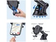 Auto drzac za telefon za kontrolnu tablu (vakuum 360)