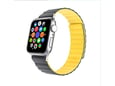 Silikonska narukvica za Apple Watch sa magnetom sivo zuta 42/ 44/ 45/ 49 mm
