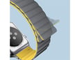 Silikonska narukvica za Apple Watch sa magnetom sivo zuta 42/ 44/ 45/ 49 mm