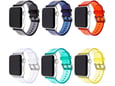 Narukvica za Apple Watch Sport Silicone Strap 38/ 40/ 41 mm transparent tamno plava
