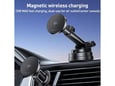 Auto drzac za telefon YESIDO sa bezicnim punjenjem magnetni DS30 15W crni