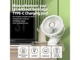 Mini led ventilator sa zakackom 2000 mAh beli