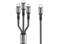 Kabel KONFULON Joko DC62 60w Type-C 3u1 crni 1,2m