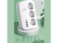 Pametni produzni kabel LDNIO SEW3452 3xuticnice + 3xUSB + 1xUSB-C bela