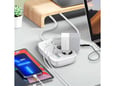 Pametni produzni kabel LDNIO SEW3452 3xuticnice + 3xUSB + 1xUSB-C bela