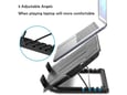 Postolje cooler za laptop MIKUSO NCP-235 (370x265x55mm) (blue-led) 17inch crni
