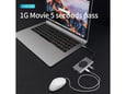 Docking station / HUB Type-C na LAN Gb, Wireless PC, SD card, TF, Type-C, 3xUSB 3.0, 2xUSB 2.0, Audio, HDMI i VGA 13 u 1 20cm kabl