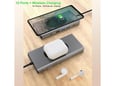 Docking station / HUB Type-C na LAN Gb, Wireless PC, SD card, TF, Type-C, 3xUSB 3.0, 2xUSB 2.0, Audio, HDMI i VGA 13 u 1 20cm kabl
