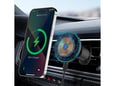 Auto drzac za telefon magnetni za ventilaciju LDNIO sa bezicnim punjenjem 15W MA23 crni