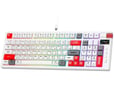 Tastatura mehanicka Gaming Fantech MK918 RGB Atom PRO97 Wireless Mercury bela (Red switch)