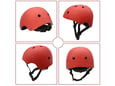 Kaciga za trotinet,rolere,skateboard (L 58-62 cm) crvena