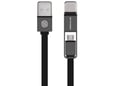 Nillkin USB kabel Plus 2u1 (Lightning/ Micro) 1,2m crni.