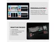 Tastatura Mehanicka Gaming Fantech MK914 RGB Atom PRO96 Wireless Saturn (red switch)