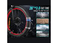 Elektricni bicikl Samebike L026-PLUS beli