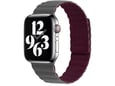 Silikonska narukvica za Apple Watch sa magnetom sivo bordo 42/ 44/ 45/ 49 mm