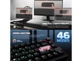 Tastatura Mehanicka Gaming Fantech MK920 RGB Maxfit 6 Wireless bela (brown switch)