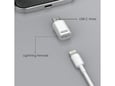 Adapter Type-C muski na Lightning zenski crni