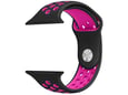 Narukvica za Apple Watch Sport Silicone Strap black rose S/ M 38/ 40/ 41 mm
