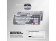 Tastatura mehanicka Gaming Fantech MK916 RGB Maxfit AIR99 Wireless gray (brown switch)