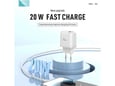 Kucni punjac KONFULON Joko JK82 + PX14 PD 20W/ USB 18W sa kablom USB na iPhone Lightning beli 1m