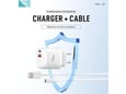 Kucni punjac KONFULON Joko JK82 + PX14 PD 20W/ USB 18W sa kablom USB na iPhone Lightning beli 1m
