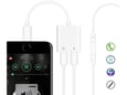 Adapter za punjenje i Audio na iPhone Lightning beli
