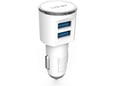 Auto punjac LDNIO DL-C29 dual USB 3.4A + Type-C kabel beli