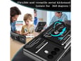 Maska za Honor Magic 8 Pro Titan Ring Wallet crna