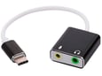 USB Type-C zvucna karta 7.1 JWD crna
