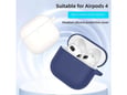 Zastitna futrola za Airpods 4 roze crvena