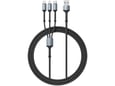 Kabel LDNIO LC93 za iPhone lightning/Micro USB/Type C 3.4A sivi 1.2m