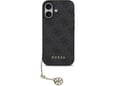 Maska za iPhone 17 Guess 4G Charms Collection MagSafe crna