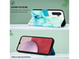Maska za Samsung A37 5G/ A376B tirkiz na preklop Marble