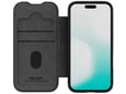 Maska za iPhone Air na preklop Nillkin Qin Pro crna