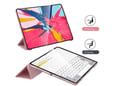 Maska za Samsung Tab S11/ X730 na preklop Tablet Stripes roze