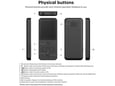 MP3 Player Bluetooth podrzava Micro SD crni