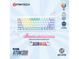 Tastatura mehanička Gaming Fantech MK611 Atom x63 AME bela (rosie switch)