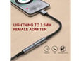Adapter LDNIO LSY80i 3,5mm za slušalice iPhone Lightning na 3,5mm