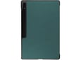 Maska za Samsung Tab S9 Ultra/ X910/ S10 Ultra/X920 na preklop Tablet Stripes zelena