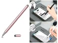 Olovka za touch screen 708 2u1 univerzalna roze zlatna