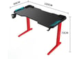 Gaming sto Nanobit NB502 RGB 120cm Ferrari Red