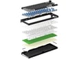 Tastatura Mehanicka Gaming Fantech MK919 Atom PRO66 crna (Blue switch)