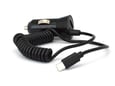 Auto punjac univerzalni 2u1 (iPhone Lightning + USB slot) crni 1A